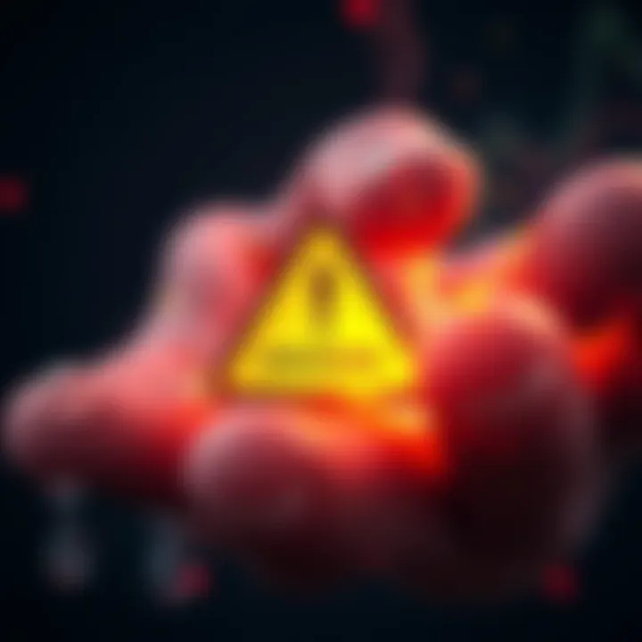 A warning graphic showing Kraken's logo with a caution symbol, highlighting dust attacks from HTX wallets.
