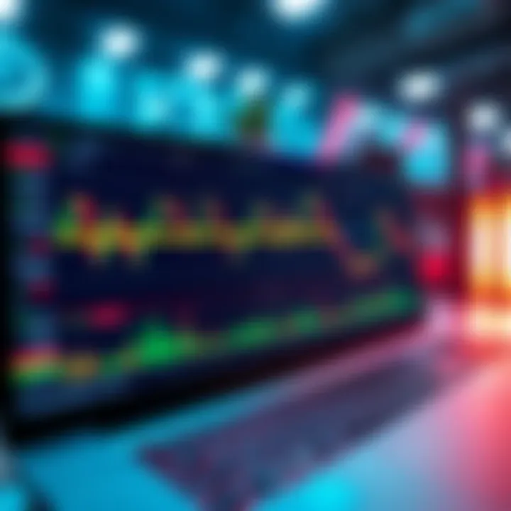 A detailed view of the Kraken Pro trading interface showing charts and trading options with lower fees highlighted.