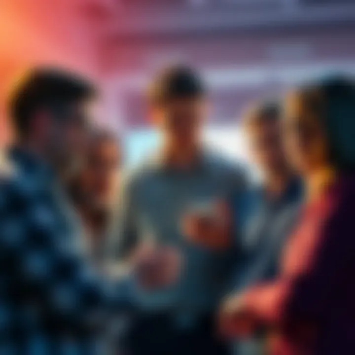 Group of people engaging in a discussion about missing Kraken referral bonuses