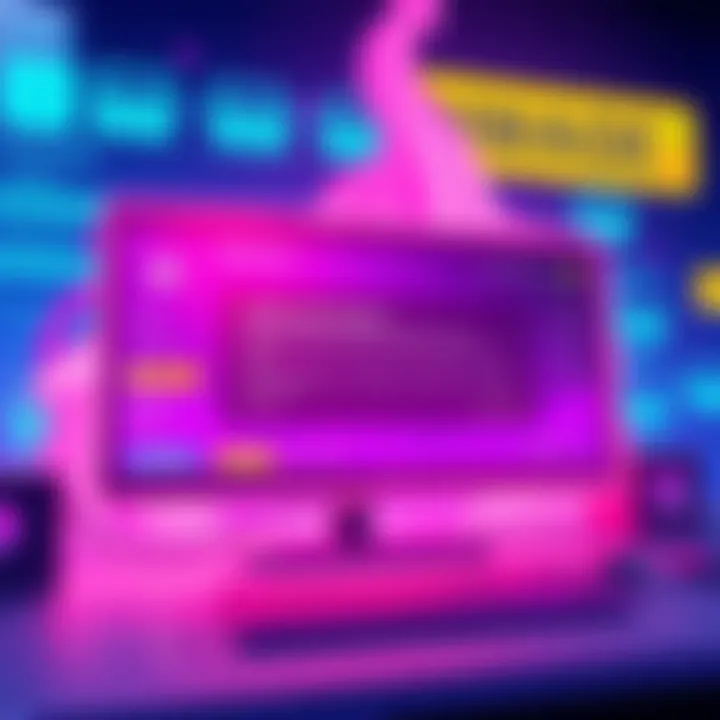 Illustration showing error message on a computer screen related to Kraken Sync Service difficulties