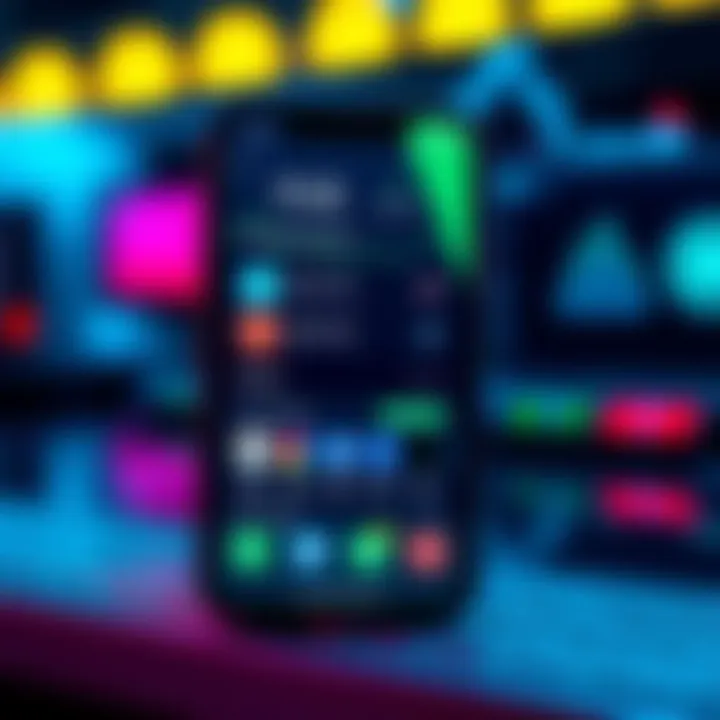 A smartphone screen displaying the Kraken app interface with widgets
