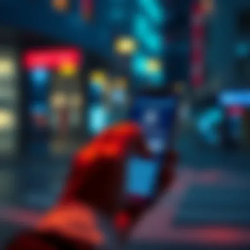 KYC Checks for Small Swaps A person using a smartphone to complete KYC checks for a small cryptocurrency swap on a simple app interface