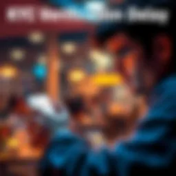 A frustrated person looking at their phone, showing an error message from NC Wallet about KYC verification delay.