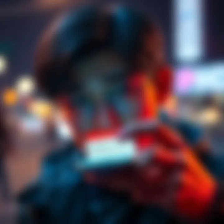 A frustrated Pi Network member looking at a smartphone with a KYC verification error message on the screen, symbolizing system failures and unresolved issues during protocol upgrades.