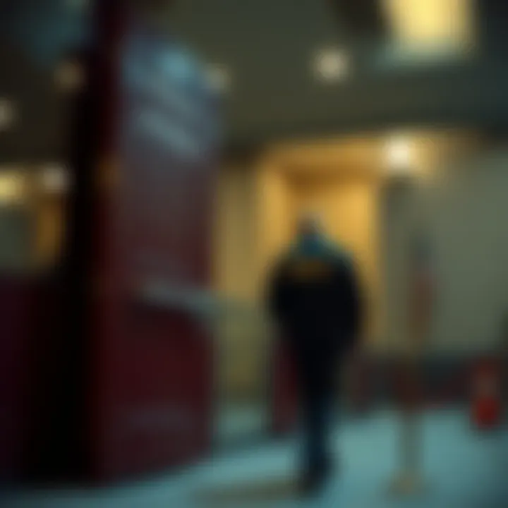 A Los Angeles sheriff's deputy in handcuffs leaving the courthouse after sentencing for his role in crypto corruption.
