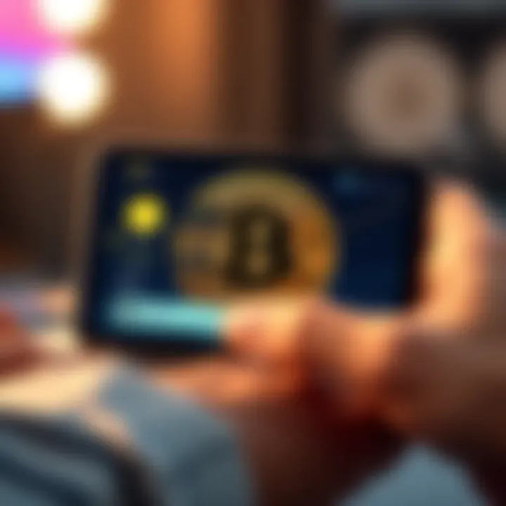 A user interface of Lace Wallet showing the process of receiving Bitcoin and transaction details.