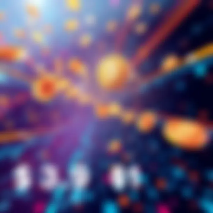 Illustration of a large cryptocurrency transfer, depicting digital coins moving across a network, emphasizing low transaction fees.