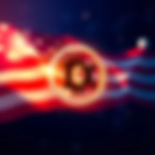 Graphic showing LCX logo with U.S. flag background, symbolizing upcoming regulation