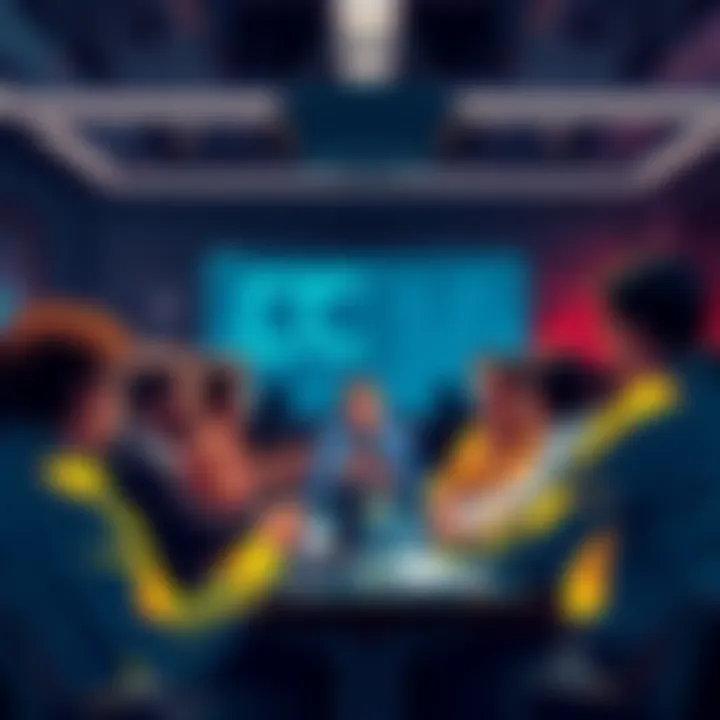 A group of people engaging in a lively discussion about cryptocurrency and LCX in an online forum setting.