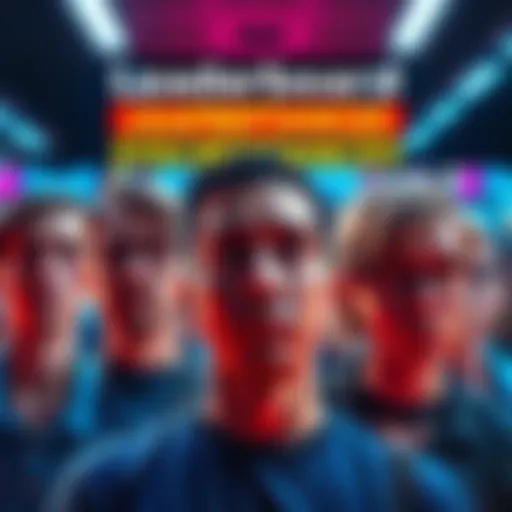 A visual showing missing parcels on leaderboard profiles with confused expressions on people's faces, highlighting the issue of data accuracy.