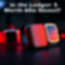 Ledger Nano 5 with visible cosmetic defects next to Nano S Plus and Nano X models