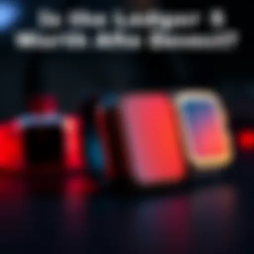 Ledger Nano 5 with visible cosmetic defects next to Nano S Plus and Nano X models