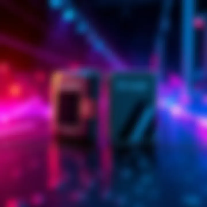 A sophisticated comparison of cold wallets featuring Ledger and Trezor, highlighting security measures and seed phrase protection.