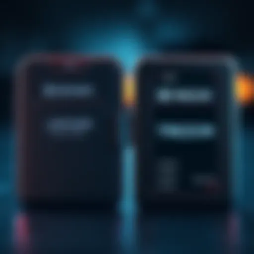 Comparison of a Ledger hardware wallet and a TREZOR hardware wallet displaying their features