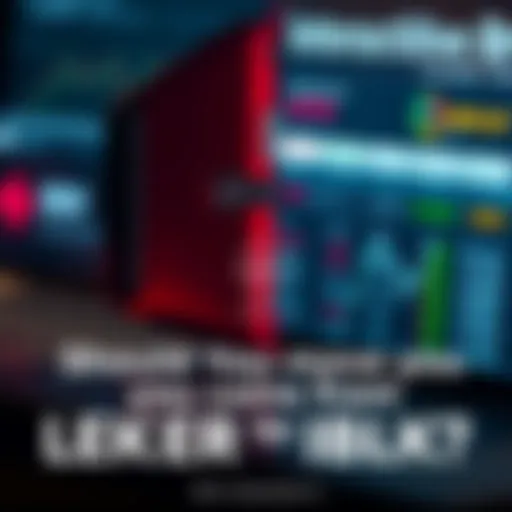 Side-by-side view of a Ledger Nano X hardware wallet and an Interactive Brokers account interface, illustrating options for cryptocurrency storage.