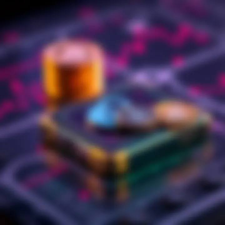 A Ledger wallet displaying locked crypto assets, symbolizing security and staking options