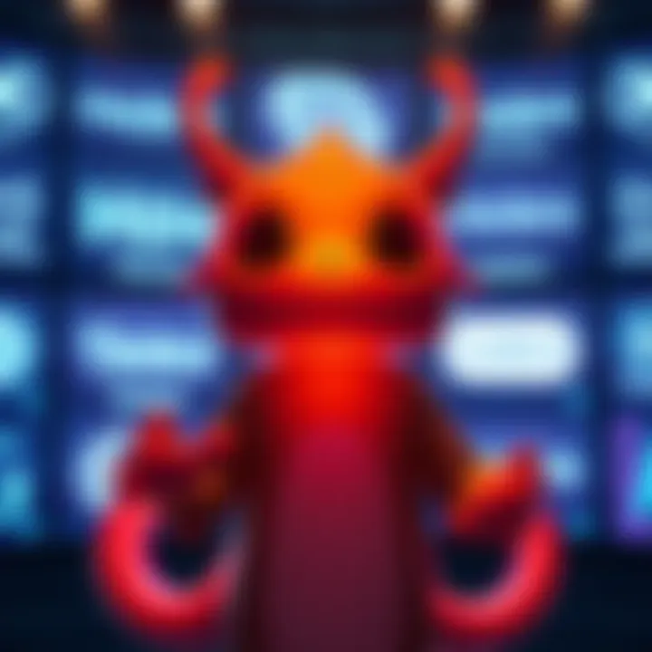 Leemon stands confidently in front of a digital display showing Hedera technology logos, symbolizing trust and innovation in the tech industry.