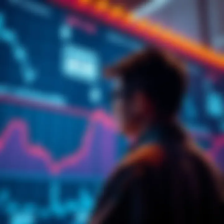 Limited Withdrawals Impact A person looking at a financial chart with limited growth and withdrawal signs in the background.