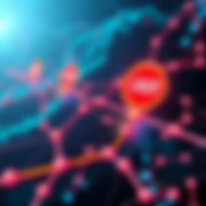 Liquidity Issues on Avalanche C Chain Graphic showing a blockchain network with USDC and USDT icons facing obstacles in liquidity and transfer routes