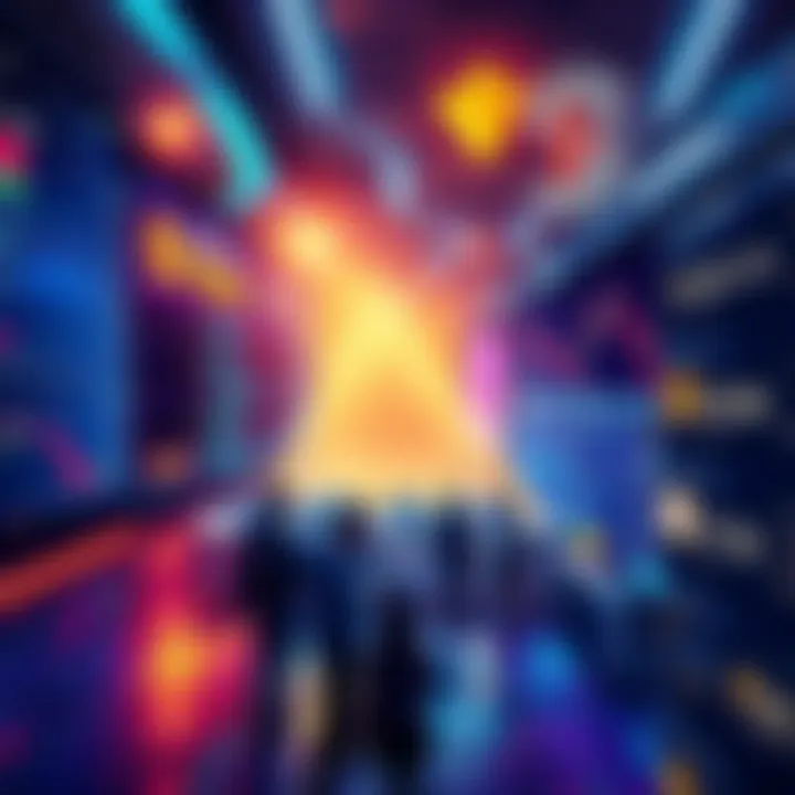 Liquidity providing on Solana A visual representation of liquidity providing on Solana, showing token pairs and decentralized exchanges with people engaged in trading.