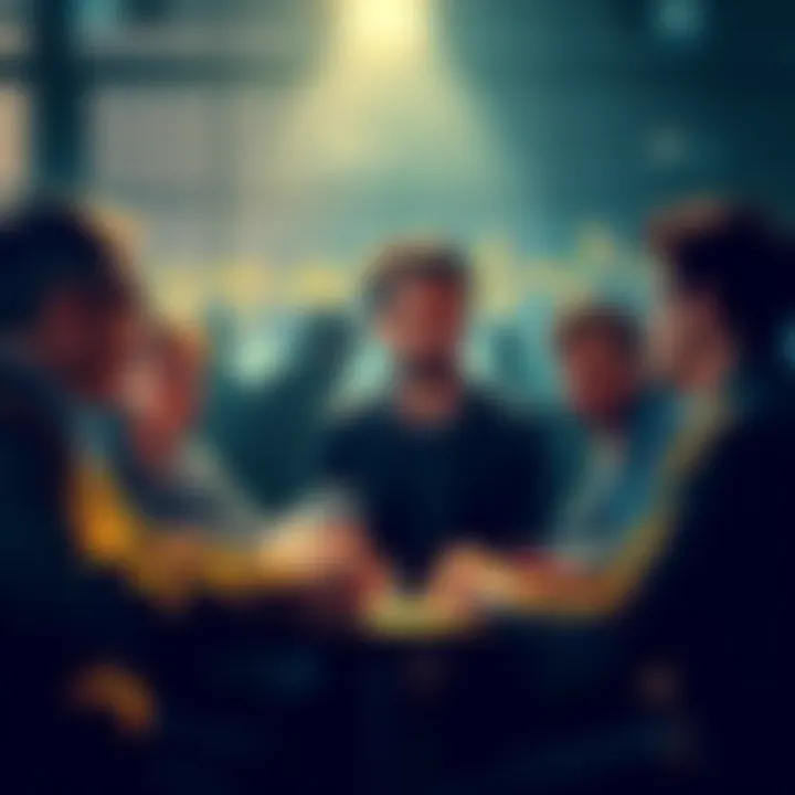 People engaging in a discussion about Litecoin trading strategies and market analysis.