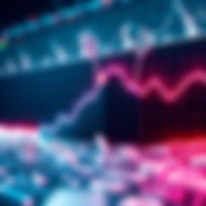 Graph showing Litecoin price trends with upward arrows, symbolizing potential growth and community discussions.