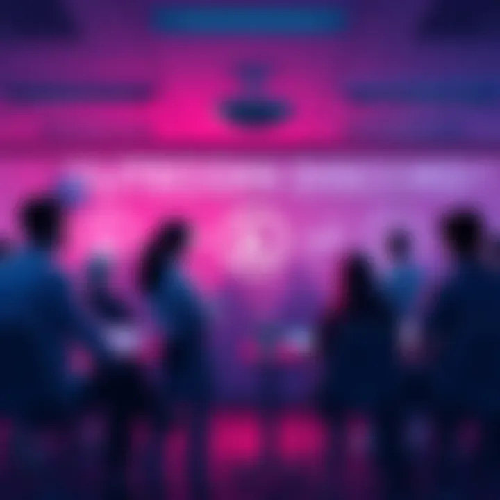 Group of people discussing in a digital chat room, representing the Litecoin Vanguard Collective on Discord.