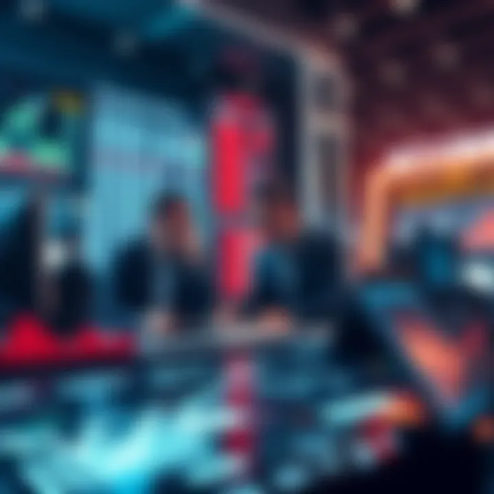 Traders discussing strategies and market trends on a digital platform