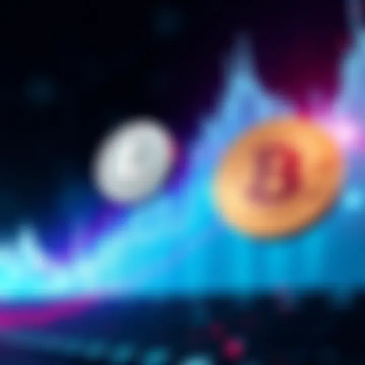 Graphic showing Litecoin's supply turnover compared to Bitcoin's, highlighting active trading activity of Litecoin