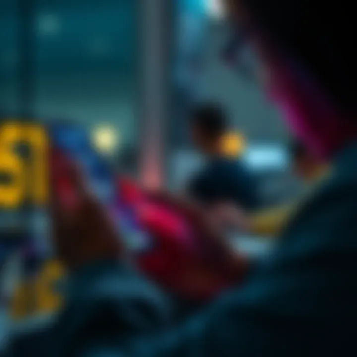 A person frustrated while using a mobile device, trying to restore a Litecoin wallet and encountering errors on the screen.