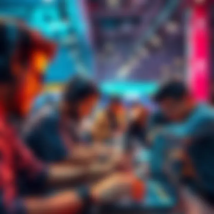 Participants collaborating at LNM Hacks 8.0 hackathon in Jaipur, working on tech projects.