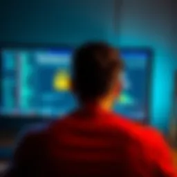 A person looking frustrated at a computer screen showing a locked account on Blockchain.com