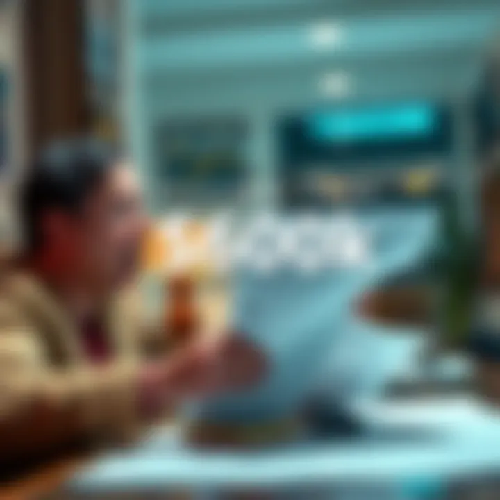 A person looking shocked while reviewing financial documents, highlighting the impact of address poisoning attacks on finances