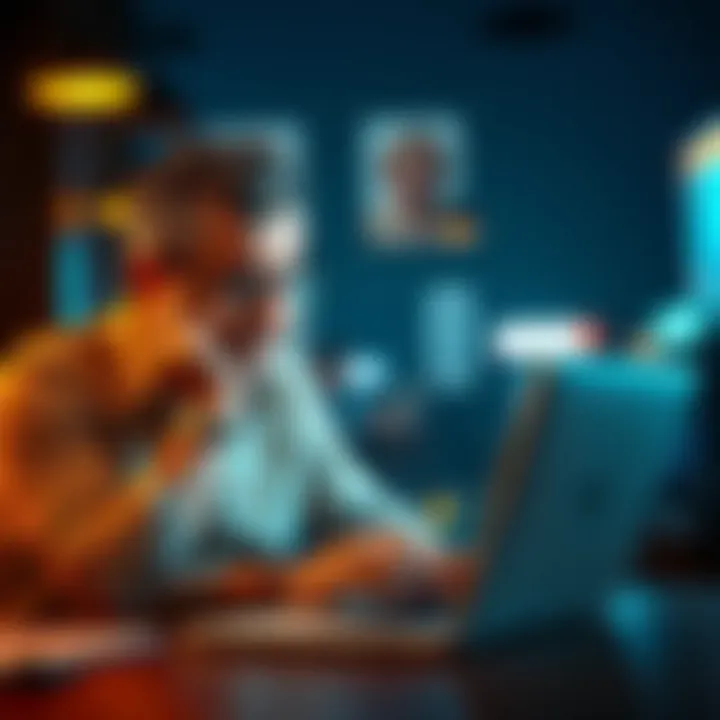 A frustrated business owner checking their laptop for missing funds in an international payment to Vietnam.