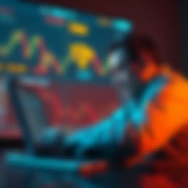 A worried investor looking at cryptocurrency charts on a laptop, questioning the fate of their TRON investment after its delisting from Binance and return to the exchange.