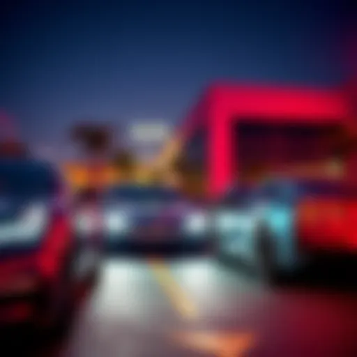 High-profile visitors arriving in luxury cars at Hashgraph office in Richardson, Texas