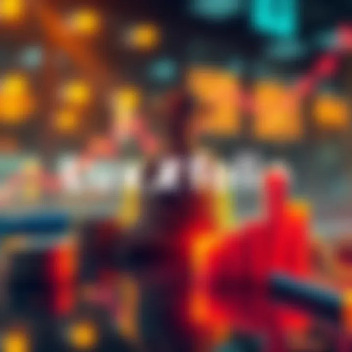 Luxxfolio's announcement of closing the first tranche funding with a graphic of a money bag and charts indicating growth.