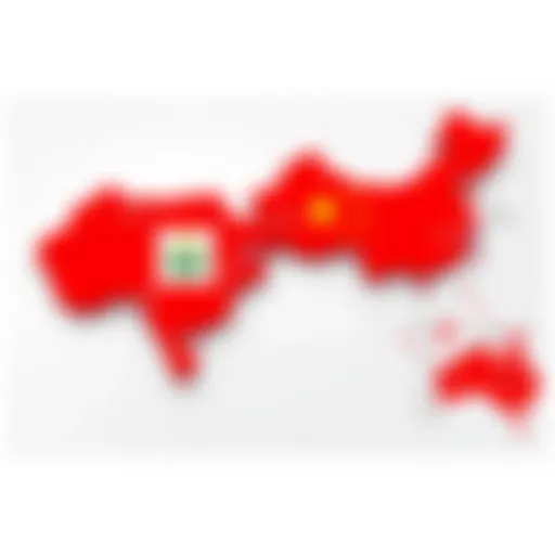 A visual representation of Malta and China exchanging locations on a world map, highlighting cultural and geographical differences.
