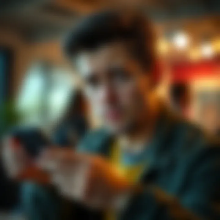 A Canadian man looks troubled while sharing his experience about losing money in a dating app crypto scam.