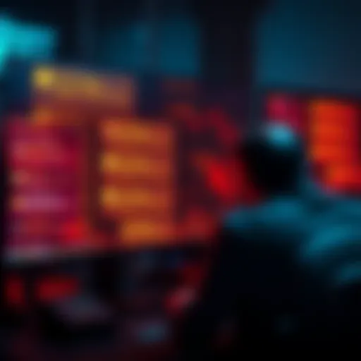 A person managing multiple crypto wallets on a computer screen with failed transaction alerts visible