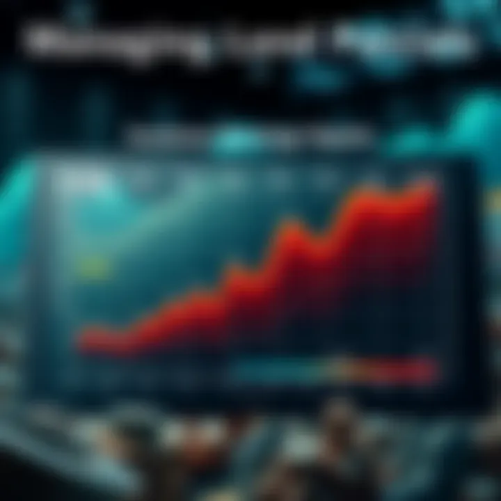 A chart showing strategies for managing multiple parcels of land with calculations for earnings and rent boosts.