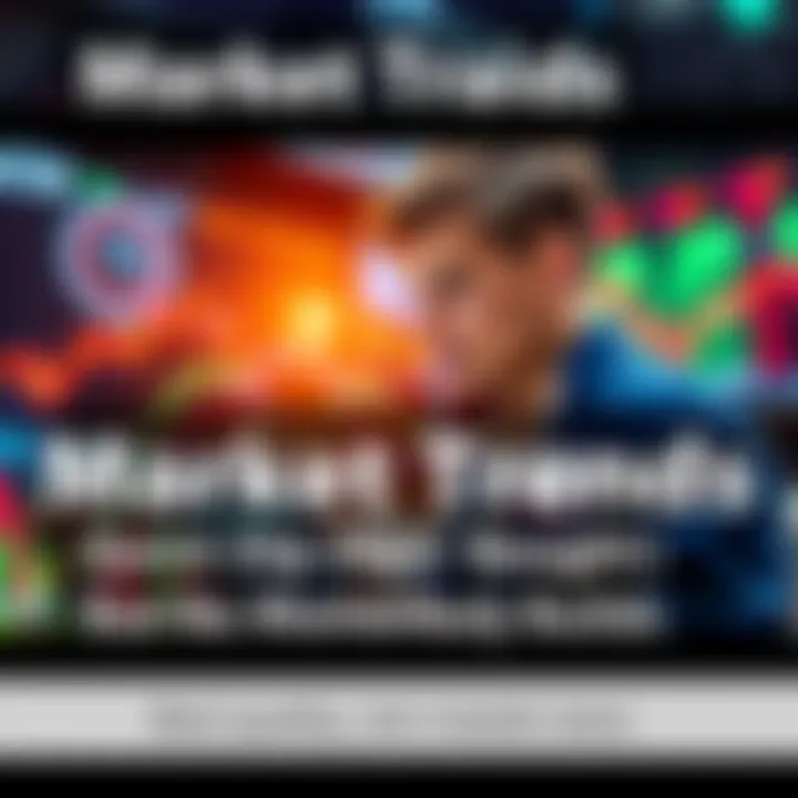 A graph showing quick dips in the stock market with a cautious trader looking at the data, expressing uncertainty.