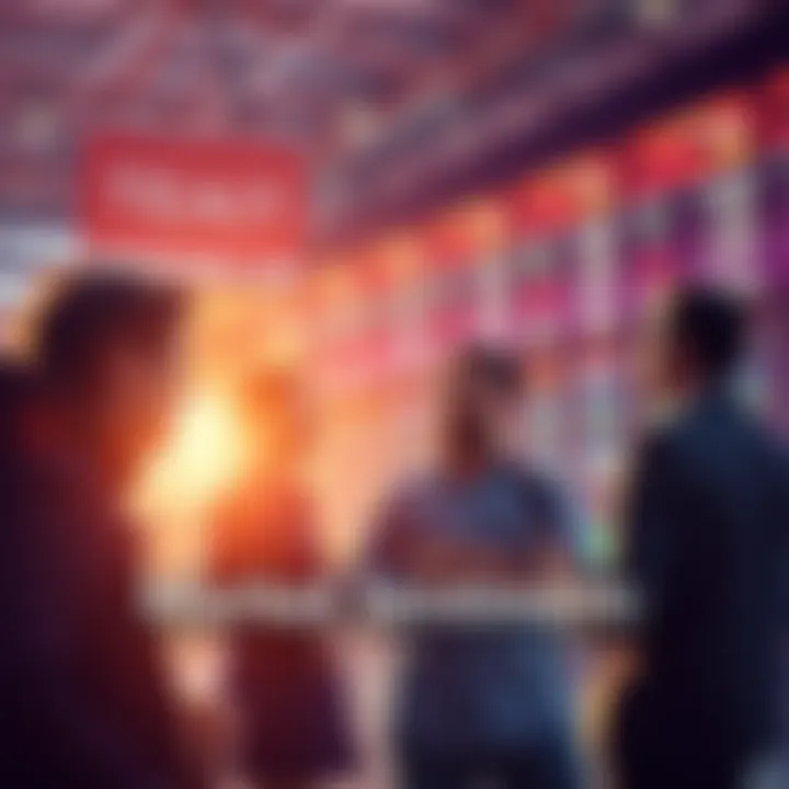 People discussing market trends and sentiments