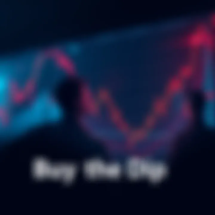 A graph showing a downward trend in stock prices with concerned investors looking on, depicting disillusionment due to market expectations not being met.