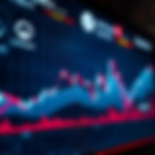 A stock market chart showing a downward trend with a hint of recovery, symbolizing investment opportunities ahead. The background features logos of SpaceX and Anthropic, indicating upcoming IPOs.