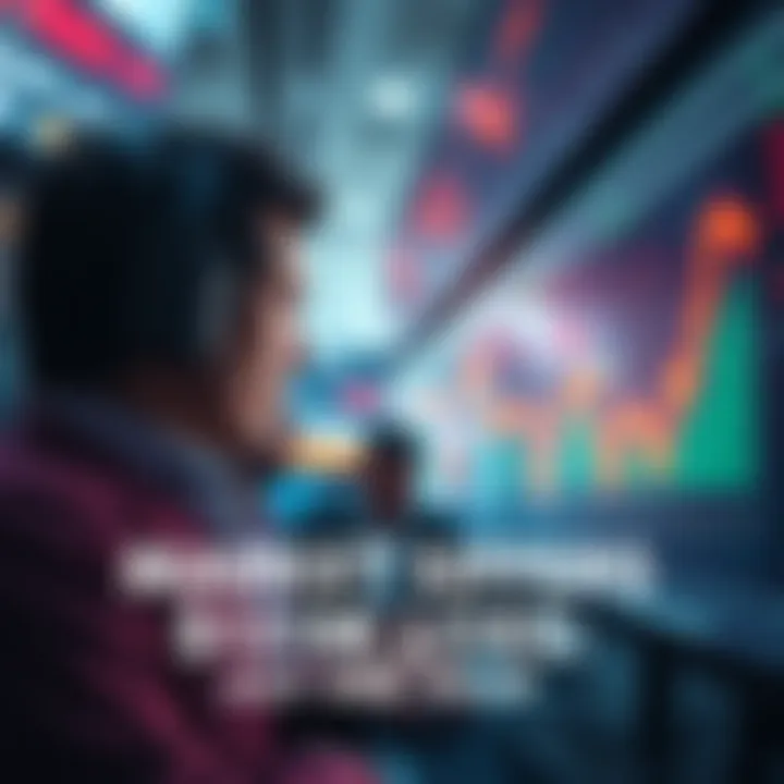 Market Drop Traders looking shocked as market graph shows a steep decline