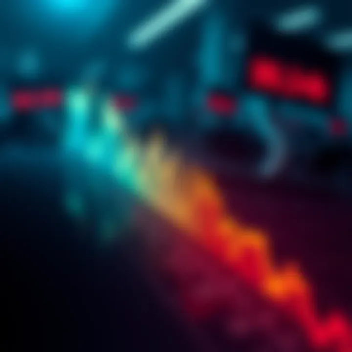 A graph showing a fluctuating market line nearing the 93k threshold, indicating investor anxiety about liquidity levels.