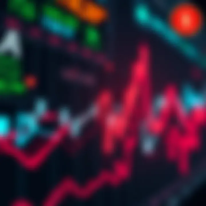 A graph showing a recent spike in market activity with upward trends and notable fluctuations, symbolizing increased trading and investor interest.