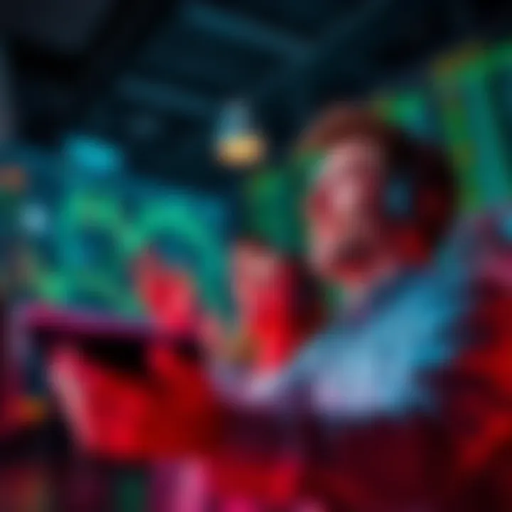 Investors looking at stock charts with excitement as they anticipate a market surge