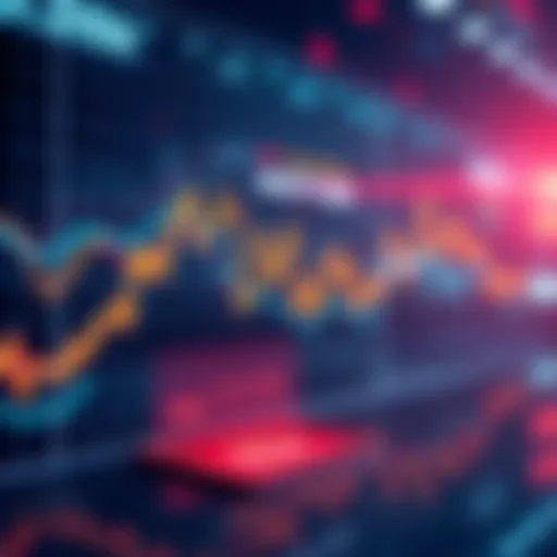 Graph showing market trends with a highlighted 65k zone at the bottom